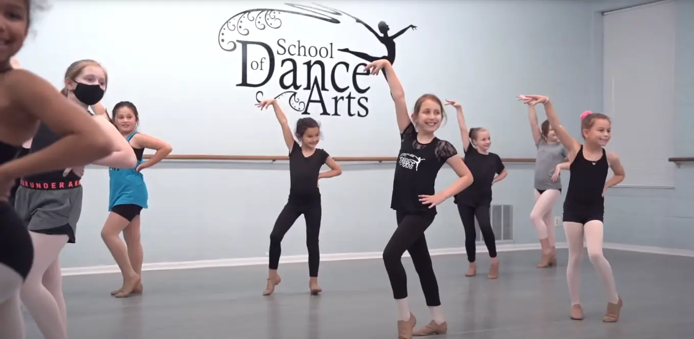 SODA School of Dance Arts students in class Florence SC